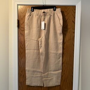 Quince Beige Linen Pants